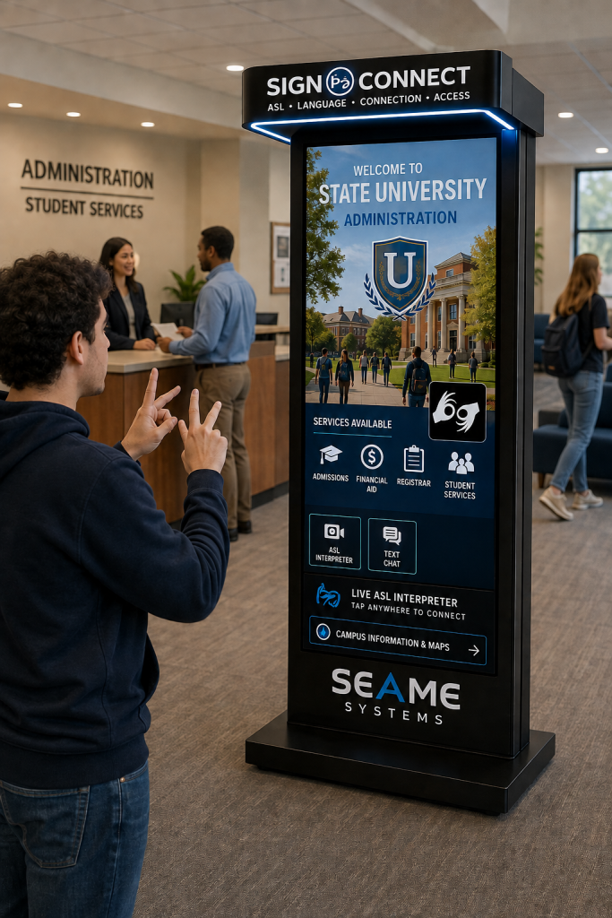 College campus Kiosk