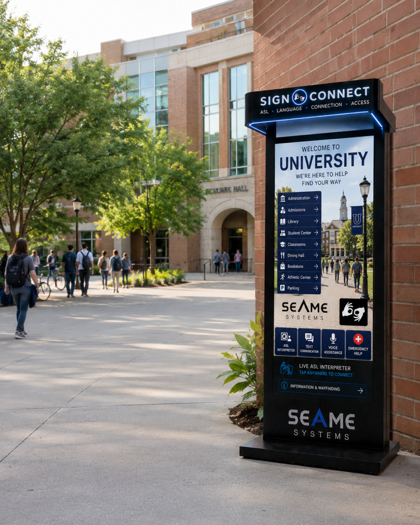 university kiosk